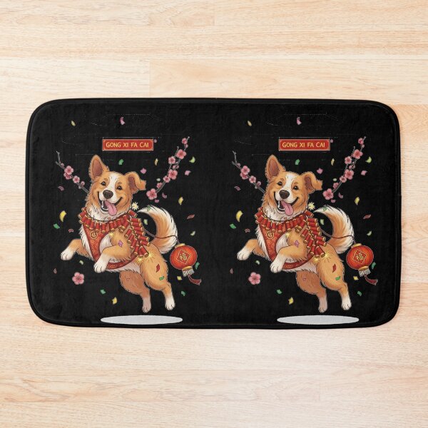 Item preview, Lucky Corgi Celebration designed and sold by ZodiacWonders.
