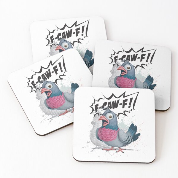 Item preview, F-CAW-F! Don’t mess with the pigeon! designed and sold by EdgeDrip.