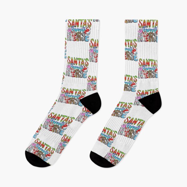 Item preview, Santas Christmas Retro Vintage Classic Merry Nurse Favorite designed and sold by Olincristie.