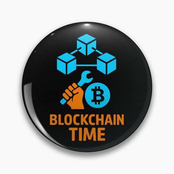 Item preview, "BLOCKCHAIN TIME – Build, Fix, Mint" designed and sold by BitCrop.