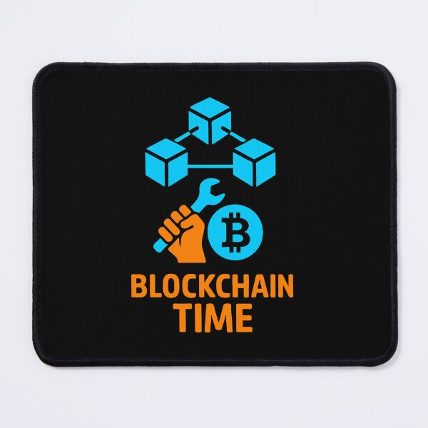 Item preview, "BLOCKCHAIN TIME – Build, Fix, Mint" designed and sold by BitCrop.