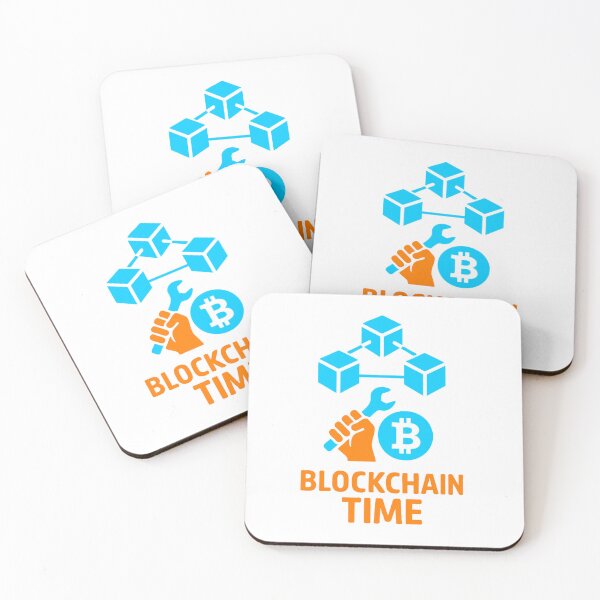 Item preview, "BLOCKCHAIN TIME – Build, Fix, Mint" designed and sold by BitCrop.