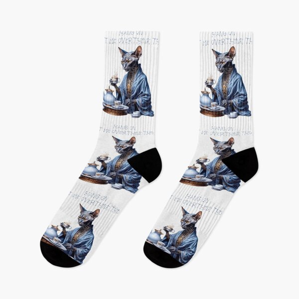 Item preview, Hang on. Let Me Overthink This. Funny Cat Sensei designed and sold by LanaGustavsson.