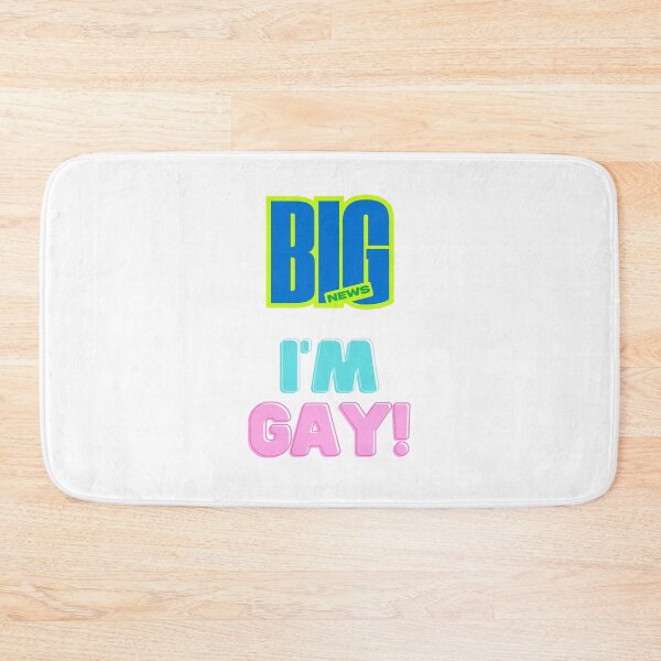 Item preview, BIG NEWS, I'M GAY! designed and sold by LOST GAY LONDON.