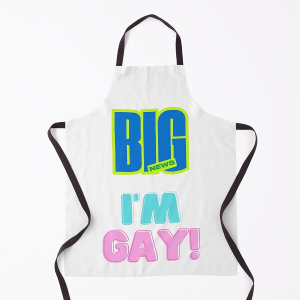 Item preview, BIG NEWS, I'M GAY! designed and sold by LOST GAY LONDON.