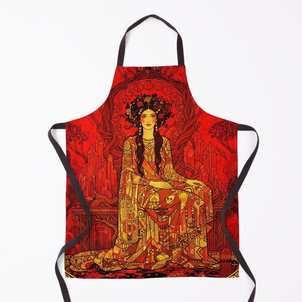 Item preview, Persephone in the Underworld | Mythic Goddess Art Print designed and sold by Stoneflower-Art.
