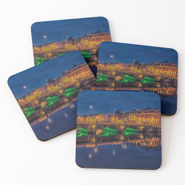 Item preview, Ha'penny bridge in Dublin, Ireland in the dark  designed and sold by Photopat.