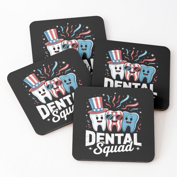 Item preview, 4th Of July Dental Squad Patriotic Teeth Dentist Women designed and sold by RsFilsingerArt.