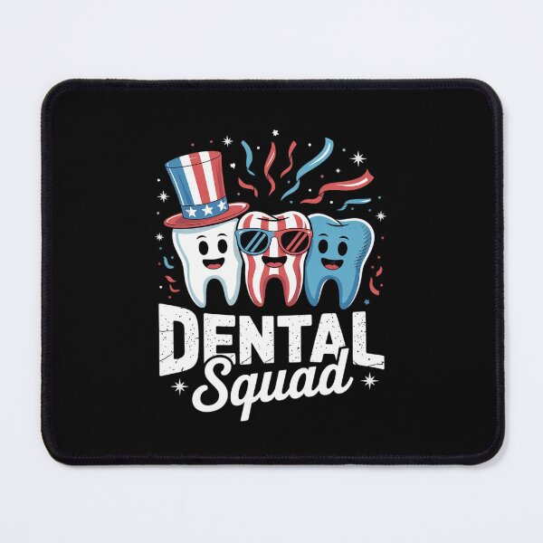 Item preview, 4th Of July Dental Squad Patriotic Teeth Dentist Women designed and sold by RsFilsingerArt.