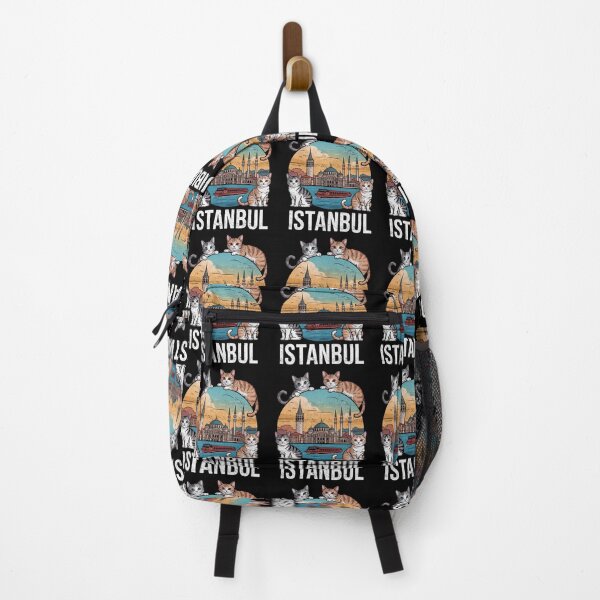 Item preview, Cats of Istanbul Turkish Cat Skyline Travel Art designed and sold by FreshVibe Prints.