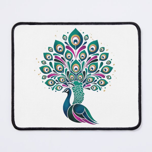 Item preview, Vibrant Modern Peacock Art designed and sold by Designnari.