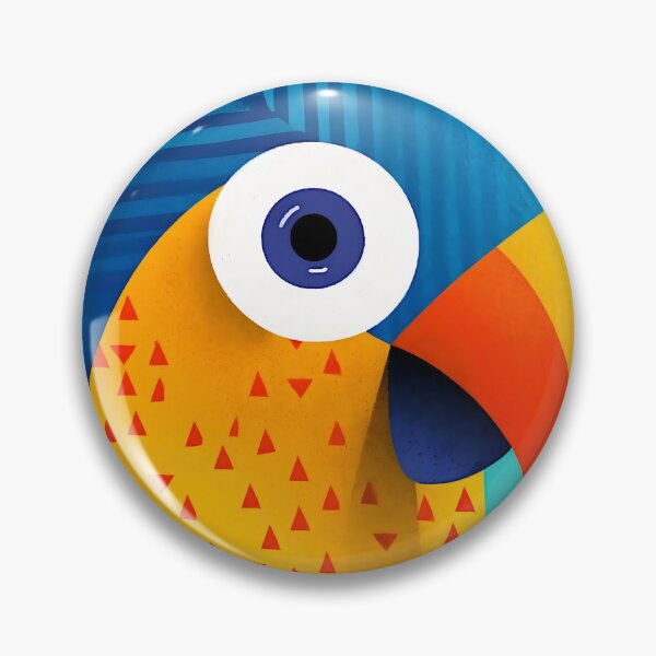 Item preview, A MINIMAL COLORFUL PARROT designed and sold by infinitearte.