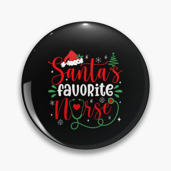 Item preview, Vintage Nurse Christmas Retro Santas Classic Merry Favorite designed and sold by Olincristie.