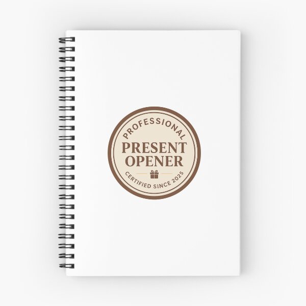 Item preview, Professional Present Opener – Certified Holiday Badge Edition designed and sold by LoveNLaughterCo.