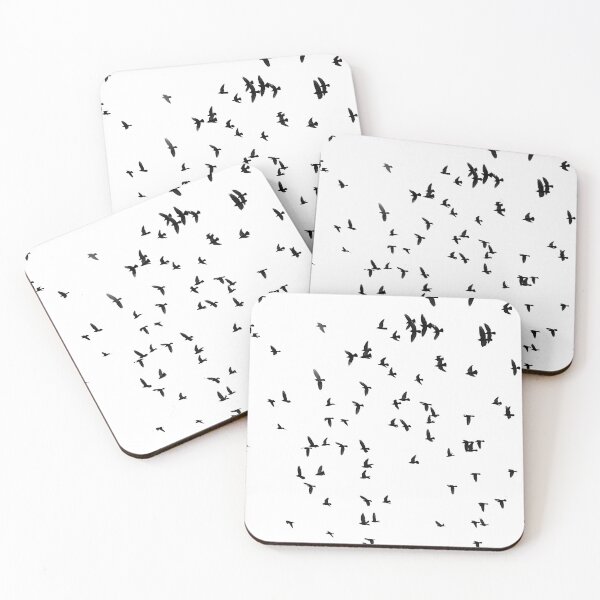 Item preview, Birds in the sky in black and white designed and sold by Photopat.