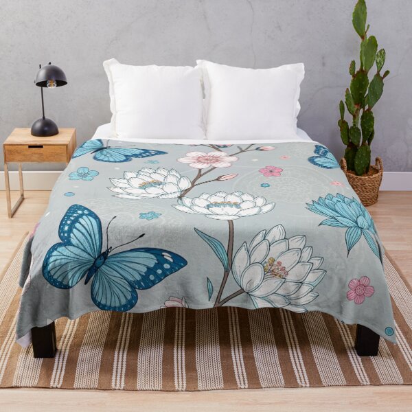 Item preview, Blue butterflies symbols of new beginnings hope and faith . designed and sold by Lucky 777.