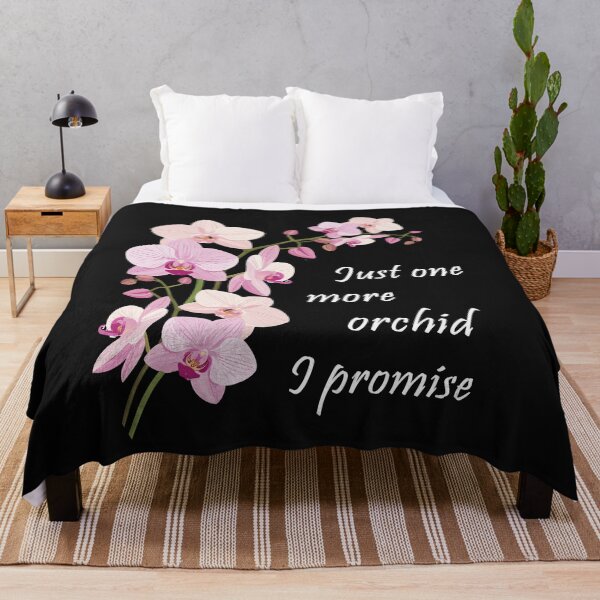 Item preview, Funny Orchid Lover T-Shirt, Just One More Orchid I Promise Gift Idea designed and sold by SylwiaPrint.