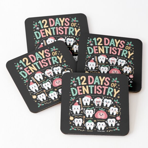 Item preview, 12 Days Of Dentistry Christmas Dental Squad Crew Dentist designed and sold by RsFilsingerArt.
