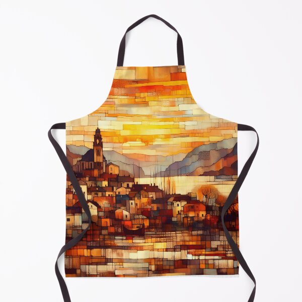 Item preview, The Cretan Sun | Geometric Sunrise Art from Greece designed and sold by Stoneflower-Art.