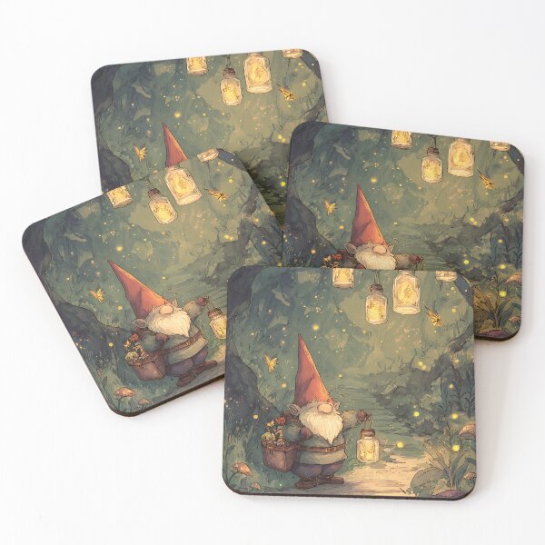 Item preview, Whimsy Gnome: Gnome's Firefly Lantern Festival designed and sold by bapupa.