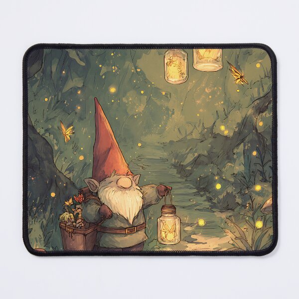 Item preview, Whimsy Gnome: Gnome's Firefly Lantern Festival designed and sold by bapupa.