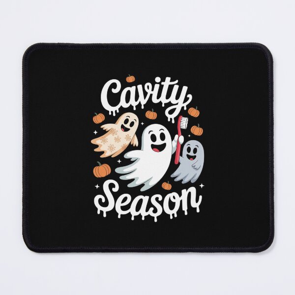 Item preview, Cavity Season Halloween Dental Ghosts And Toothbrush designed and sold by RsFilsingerArt.