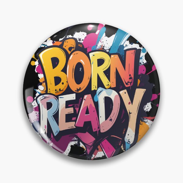 Item preview, Funny Born Ready T-Shirt, Sarcastic Introvert Humor Quote Gift designed and sold by SylwiaPrint.