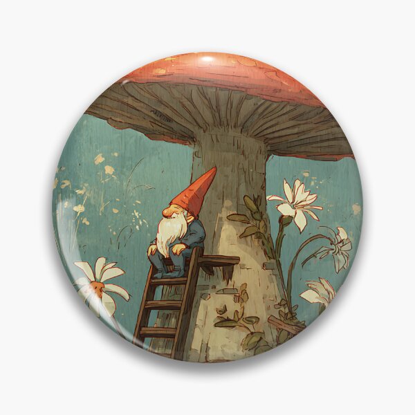 Item preview, Whimsy Gnome: Gnome's Mushroom Home Makeover designed and sold by bapupa.