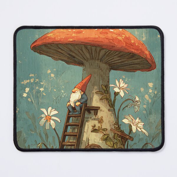 Item preview, Whimsy Gnome: Gnome's Mushroom Home Makeover designed and sold by bapupa.