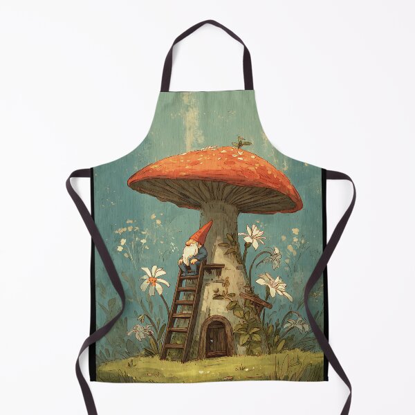 Item preview, Whimsy Gnome: Gnome's Mushroom Home Makeover designed and sold by bapupa.