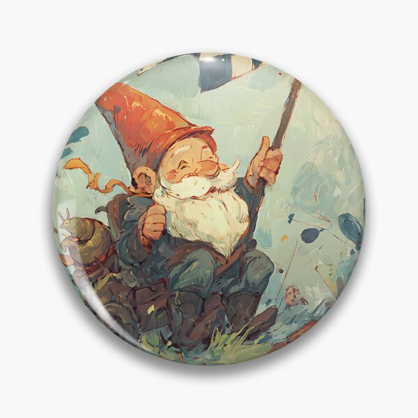Item preview, Whimsy Gnome: Gnome's Snail Race Spectacle designed and sold by bapupa.