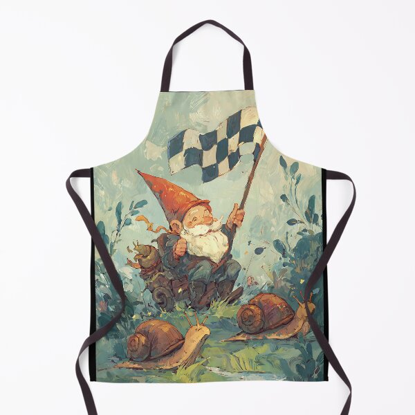Item preview, Whimsy Gnome: Gnome's Snail Race Spectacle designed and sold by bapupa.