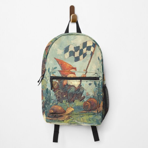 Item preview, Whimsy Gnome: Gnome's Snail Race Spectacle designed and sold by bapupa.