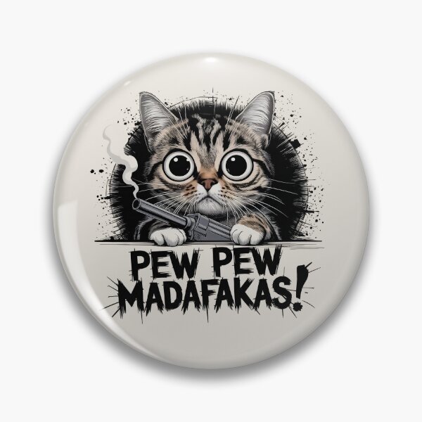 Item preview, Pew Pew Madafaka, Because sometimes chaos just looks adorable. designed and sold by EdgeDrip.