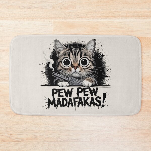 Item preview, Pew Pew Madafaka, Because sometimes chaos just looks adorable. designed and sold by EdgeDrip.
