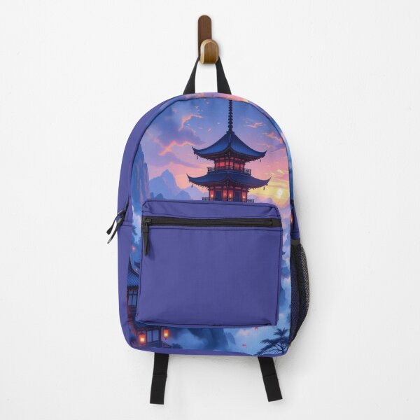 Item preview, Pagoda Dreams – Zen stillness meets cinematic glow in a world of light, mist & tradition designed and sold by FotoworldEdel.