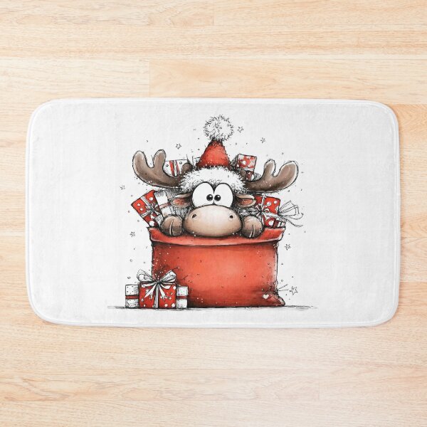 Item preview, Santa Sack Reindeer with Red Parcels designed and sold by QuietBloom80.