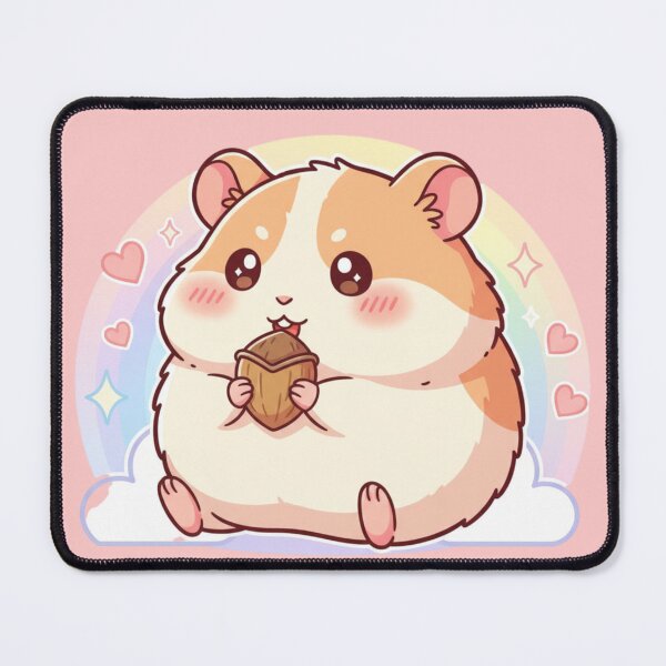 Item preview, Kawaii Hamster – Soft & Snuggly Little Friend for Kids & Animal Lovers designed and sold by HappySproutArt.