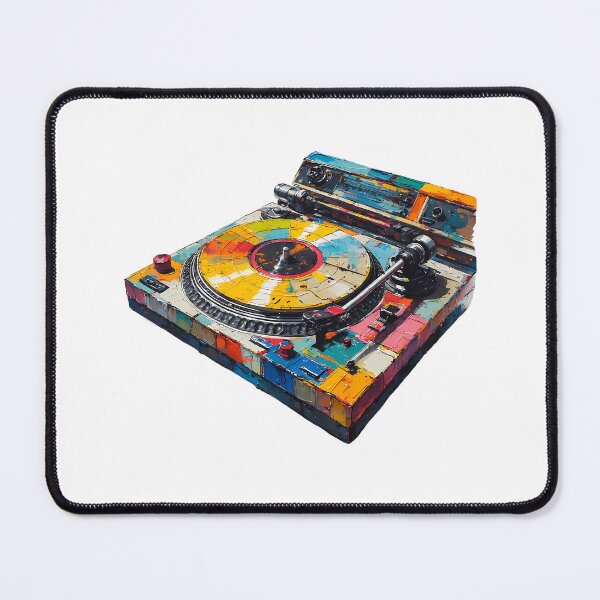 Item preview, DJ Turntable Art | Minimal Contemporary Music Design | Techno & House Vibes designed and sold by OzzFrequency.