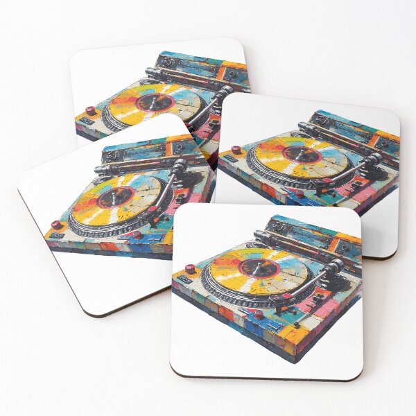 Item preview, DJ Turntable Art | Minimal Contemporary Music Design | Techno & House Vibes designed and sold by OzzFrequency.