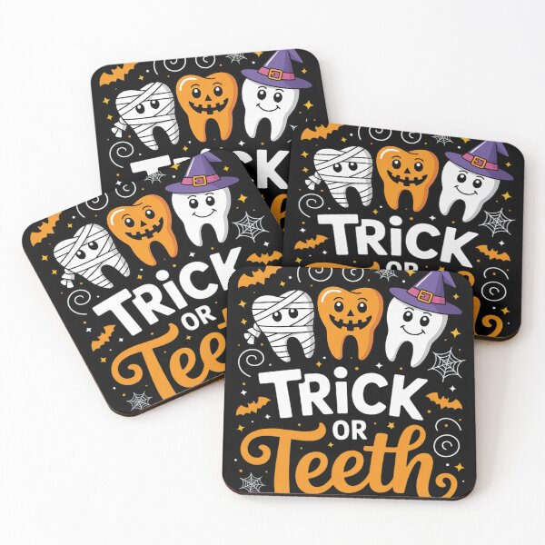 Item preview, Trick Or Teeth Halloween Costumes Dental Assistant Dentist 3 designed and sold by RoyTill0Art.