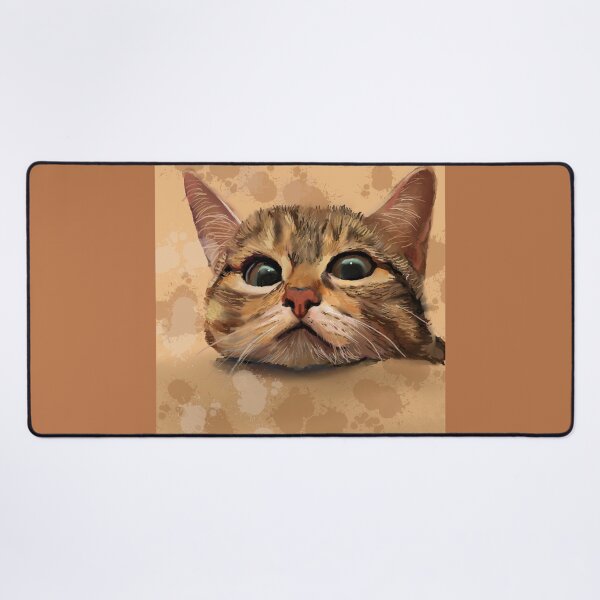 Item preview, Funny Curious Cat Face Illustration – Cute Tabby Art for Cat Lovers designed and sold by jassoart.
