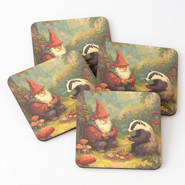 Item preview, Whimsy-Core: Mushroom Gnome's Feast designed and sold by bapupa.