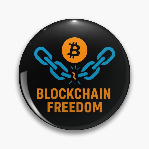 Item preview, "BLOCKCHAIN FREEDOM – Break the Chains of Centralization" designed and sold by BitCrop.