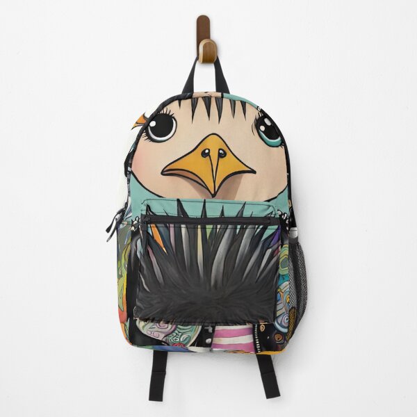 Item preview, Folk Art Seagulls with Punk Rock hair designed and sold by Colin Bentham.