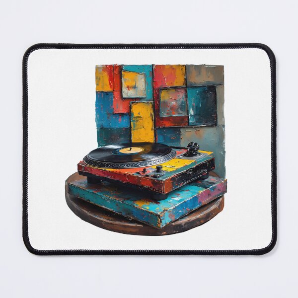 Item preview, DJ Turntable Art | Minimal Contemporary Music Design | Techno & House Vibes designed and sold by OzzFrequency.
