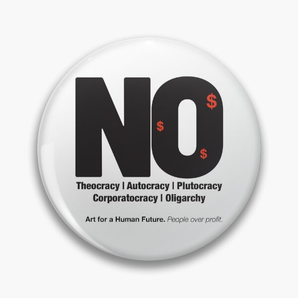 Item preview, NO to Greed. YES to Humanity. | Art for a Human Future designed and sold by LauraPritchard.