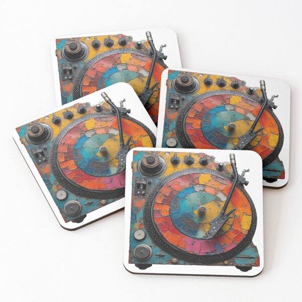 Item preview, DJ Turntable Art | Minimal Contemporary Music Design | Techno & House Vibes designed and sold by OzzFrequency.