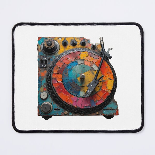 Item preview, DJ Turntable Art | Minimal Contemporary Music Design | Techno & House Vibes designed and sold by OzzFrequency.