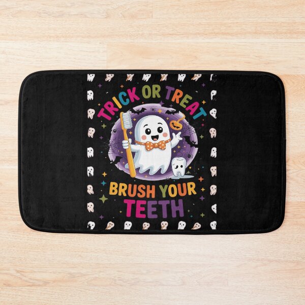 Item preview, Trick Or Treat Brush Your Teeth Halloween Cute Dentist designed and sold by RoyTill0Art.